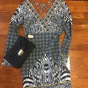 New Hale Bob Dress with bebe purse
